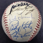 1984 Detroit Tigers Team Signed Baseball