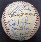 1984 Detroit Tigers Team Signed Baseball