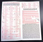 1999 Tiger Stadium All Time Tiger Team Ballot Box (Pick Up Only)