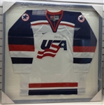 Wayne Gretzky Autographed Framed Jersey (Pick up only)