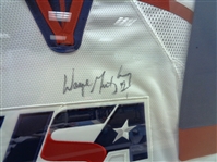 Wayne Gretzky Autographed Framed Jersey (Pick up only)