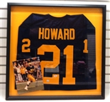 Desmond Howard Autographed Framed Jersey (Pick up Only)