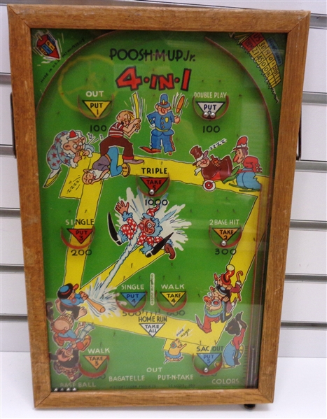 1930s Baseball Pinball Game