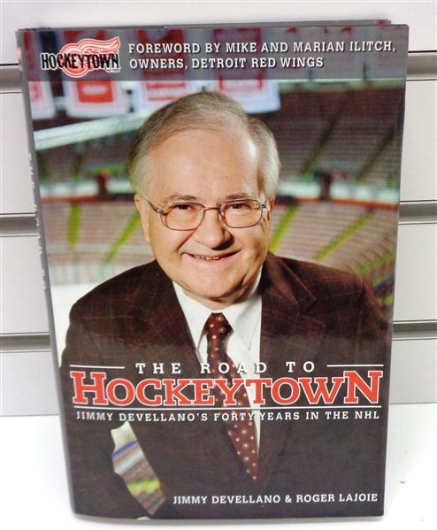 Jim Devellano Personalized book To Ted Lindsay