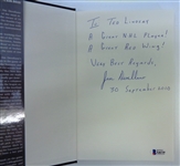 Jim Devellano Personalized book To Ted Lindsay