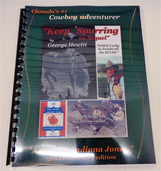 "Keep Spurrin" Book Personalized to Ted Lindsay