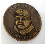 1935 Babe Ruth Boston Braves Quaker Oats Pin