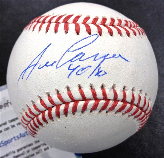 Jose Canseco Autographed Baseball w 40/40