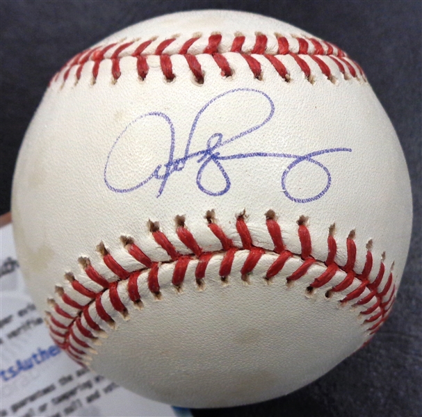 Alex Rodriguez Autographed Baseball