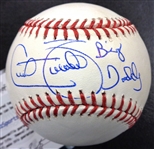 Cecil Fielder Autographed Baseball w/ Big Daddy
