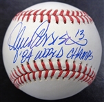 Lance Parrish Autographed Baseball w/ 84 World Champs