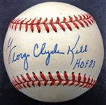 George Clyde Kell Autographed Full Name Ball w/ HOF