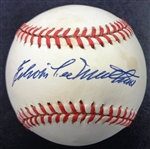 Edwin Lee Mathews Autographed Full Name Baseball