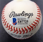 Edwin Lee Mathews Autographed Full Name Baseball