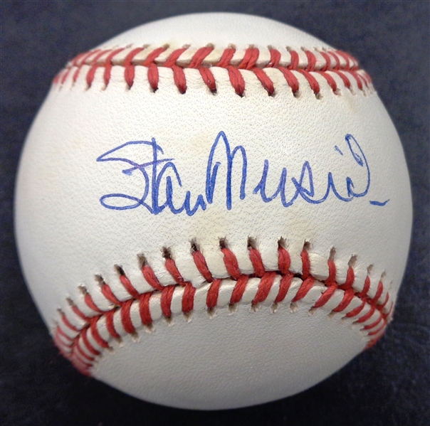Stan Musial Autographed Baseball