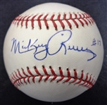 Mickey Rivers Autographed Baseball