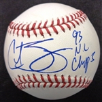 Curt Schilling Autographed Baseball w/ 93 NL Champs