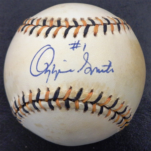 Ozzie Smith & Will Clark Autographed 1994 All Star Baseball
