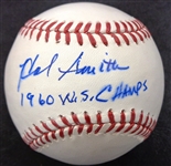 Hal Smith Autographed Baseball w 1960 WS Champs