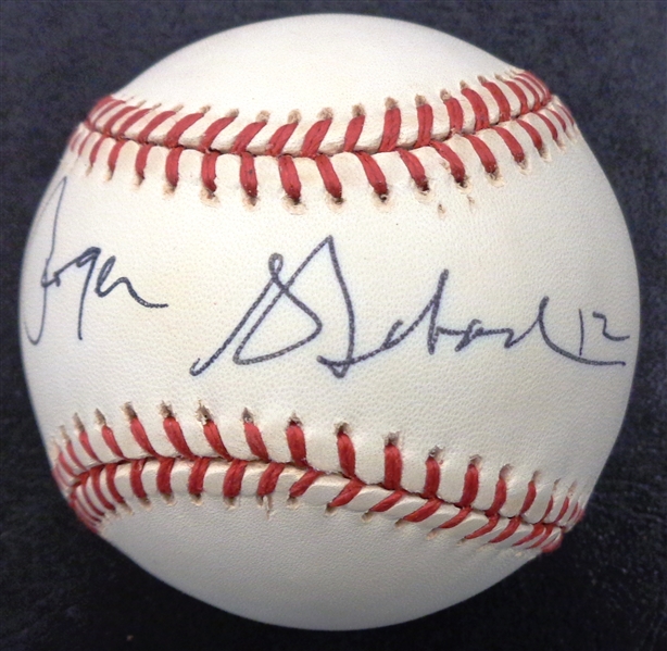 Roger Staubach Autographed Baseball