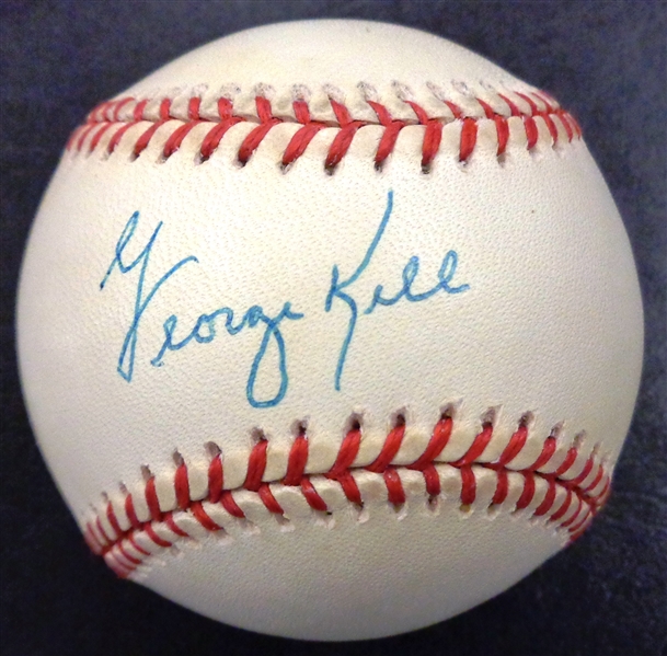 George Kell Autographed Baseball