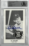 Al Kaline Autographed Home Run Derby Reprint Card