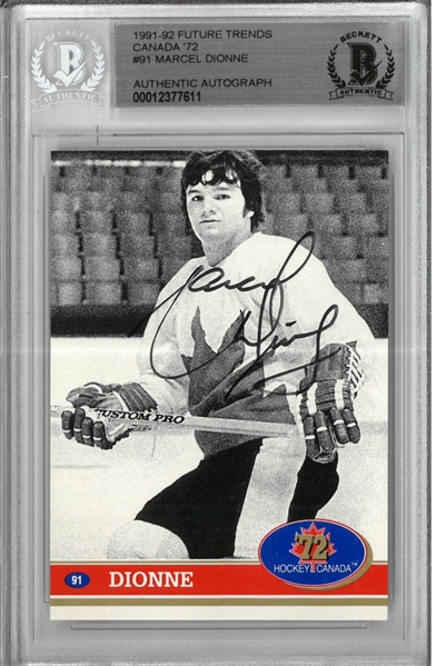 Marcel Dionne Autographed 1991 Future Trends