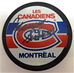 Maurice Richard Autographed Canadiens Puck