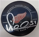 Valtteri Filppula Autographed Red Wings Puck