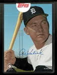 Al Kaline Autographed Topps Vault 5x7 Card