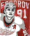 Sergei Fedorov Autographed 11x14 SGA