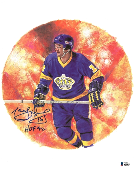 Marcel Dionne Autographed 11x14 Litho