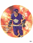 Marcel Dionne Autographed 11x14 Litho