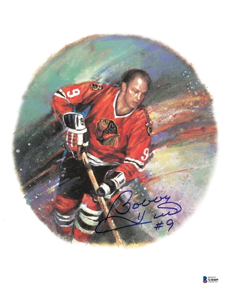 Bobby Hull Autographed 11x14 Litho