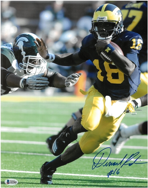 Denard Robinson Autographed 11x14 Photo