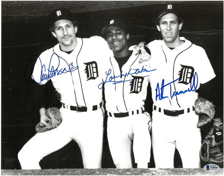 Parrish/Whitaker/Trammell Autographed 11x14