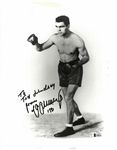 Max Schmeling Personalized To Ted Lindsay 11x14