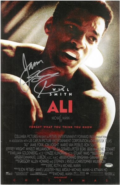 James Toney Autographed 11x17 Ali Movie Poster