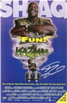 Shaquille O'Neal Autographed 11x17 Kazaam Movie Poster