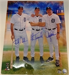 Gibson/Trammell/Parrish Autographed 16x20 Photo