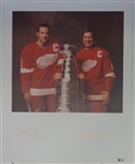 Steve Yzerman & Ted Lindsay Autographed 16x20 Photo
