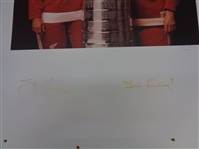 Steve Yzerman & Ted Lindsay Autographed 16x20 Photo