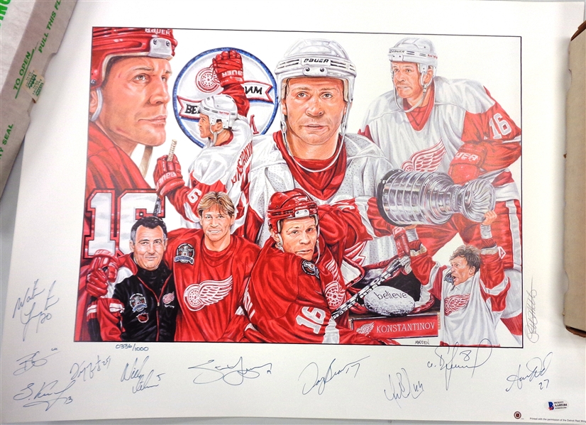 Konstantinov Lithograph Signed by 10