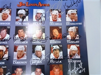 Detroit Red Wings Alumni Signed 18x24 Poster