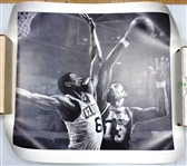 Wilt Chamberlain & Bill Russell 28x30 Lithograph