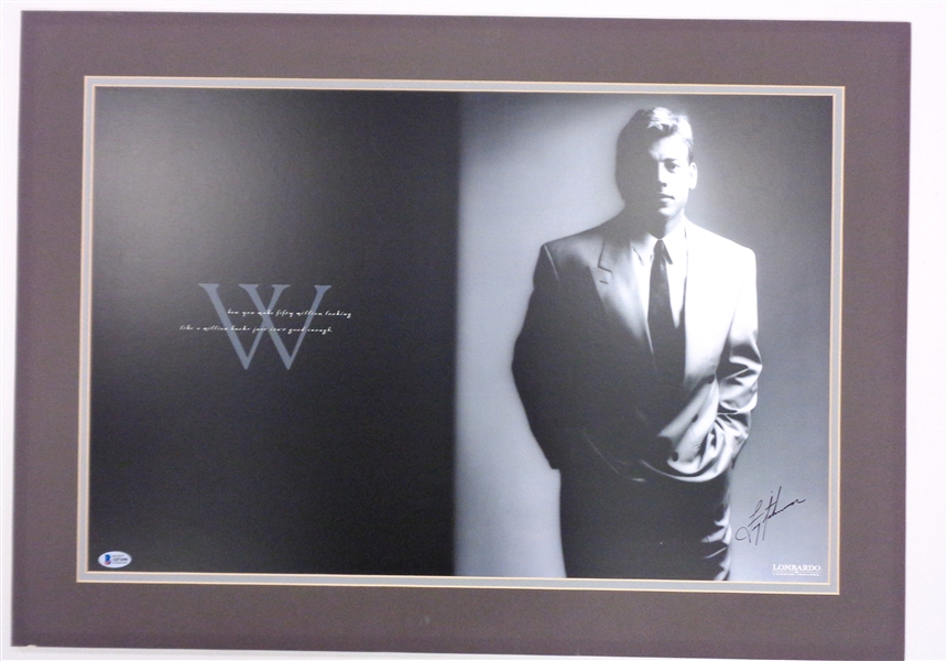 Troy Aikman Autographed 20x28 Ad