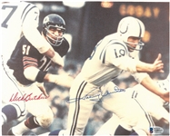 Dick Butkus & Johnny Unitas Autographed 8x10 Photo