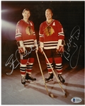 Stan Mikita & Bobby Hull Autographed 8x10 Photo