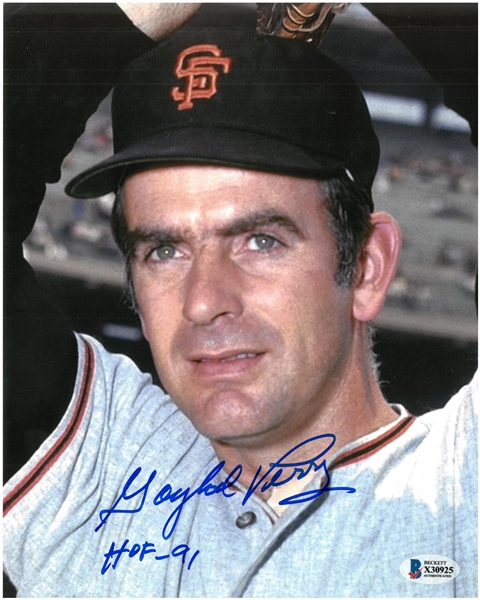 Gaylord Perry Autographed 8x10 Photo