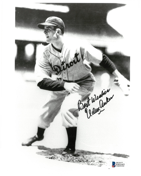 Elden Auker Autographed 8x10 Photo